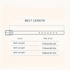 Men's Retro Leisure Belt Needle Buckle Style Belt