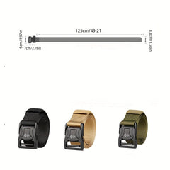 Tactical Belt Functional Training Nylon Outdoor Canvas Belt