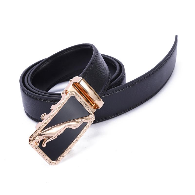 Men's Leather Auto Buckle Belt 3 Business Men