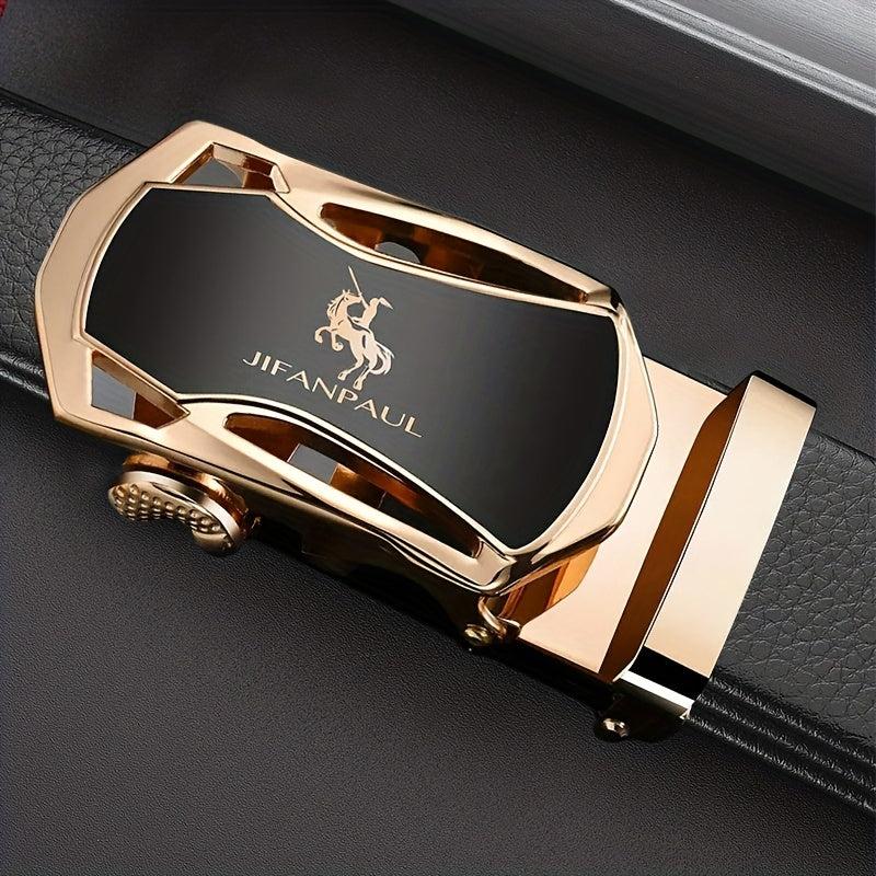 Men's PU Automatic Buckle Belt for Wedding Daily Wear