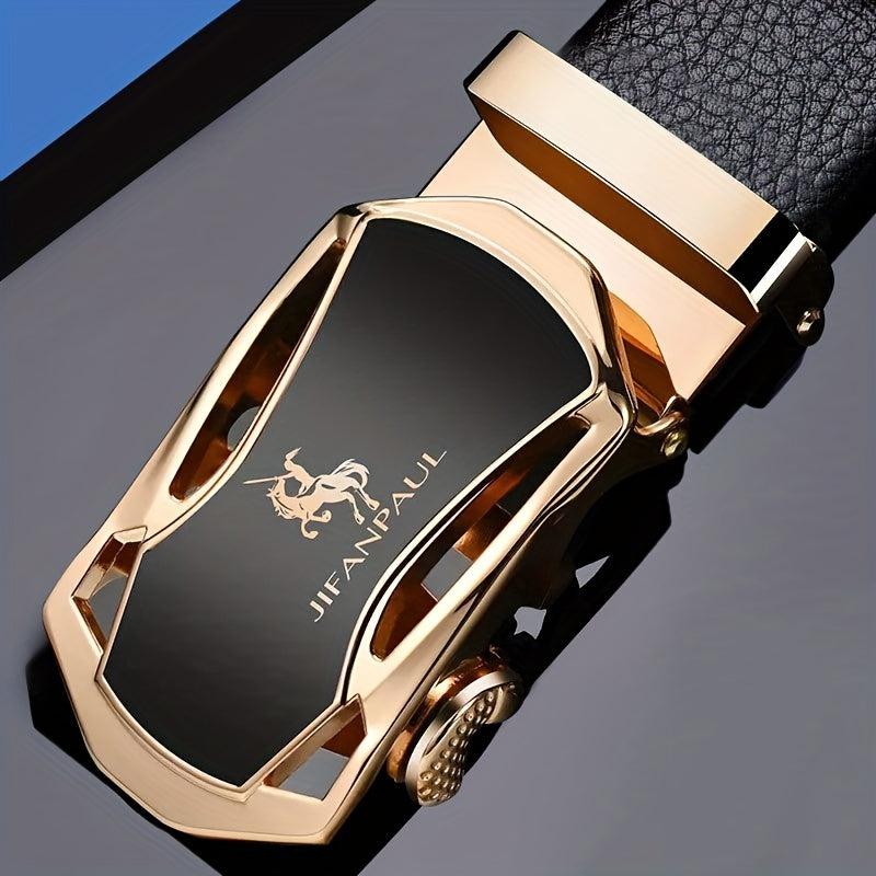Men's PU Automatic Buckle Belt for Wedding Daily Wear