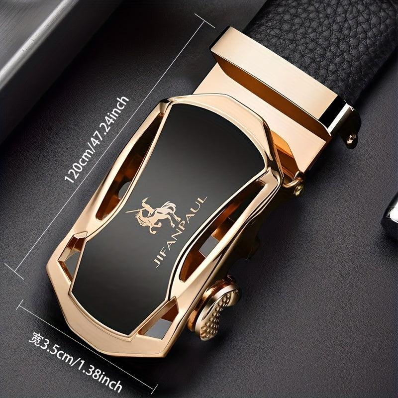 Men's PU Automatic Buckle Belt for Wedding Daily Wear