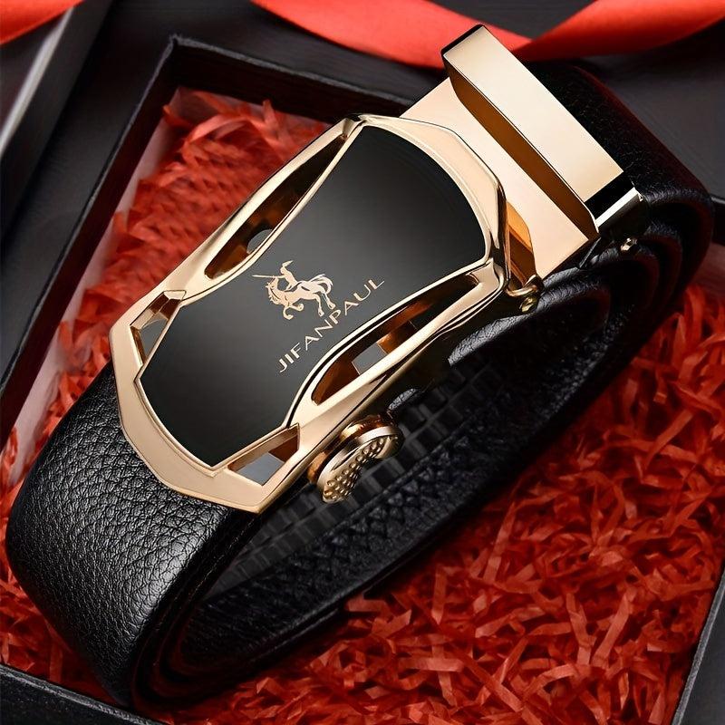 Men's PU Automatic Buckle Belt for Wedding Daily Wear