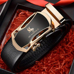 Men's PU Automatic Buckle Belt for Wedding Daily Wear