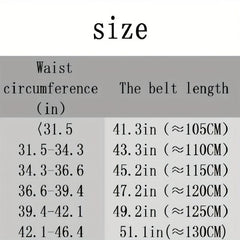 Men's Two Layer Cowhide Belt Punch Pin Buckle Hard Cowboy Pants Belt