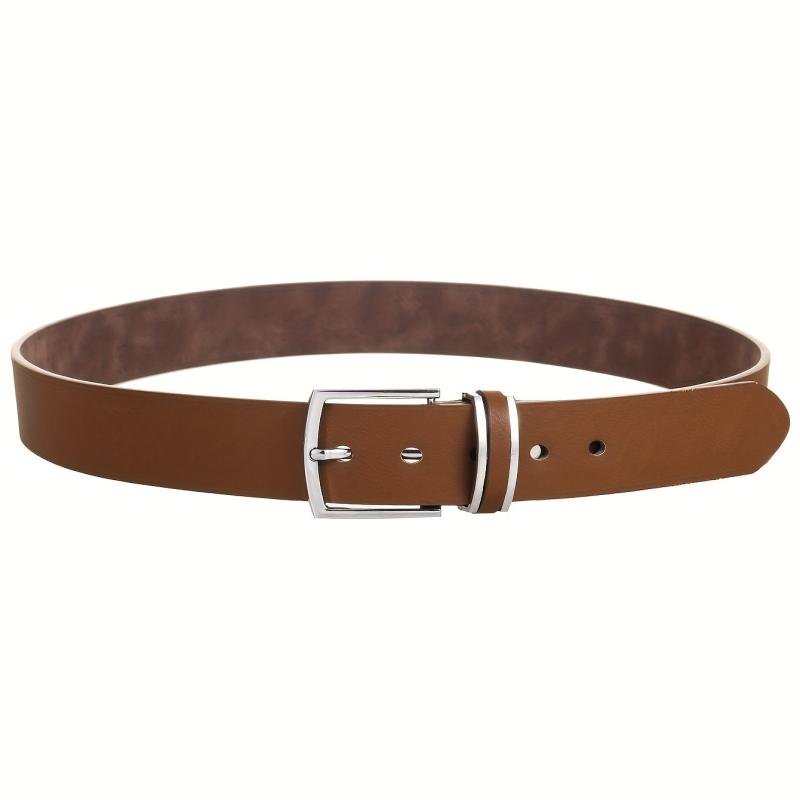 PU Leather Business Men's Pin Buckle Belt