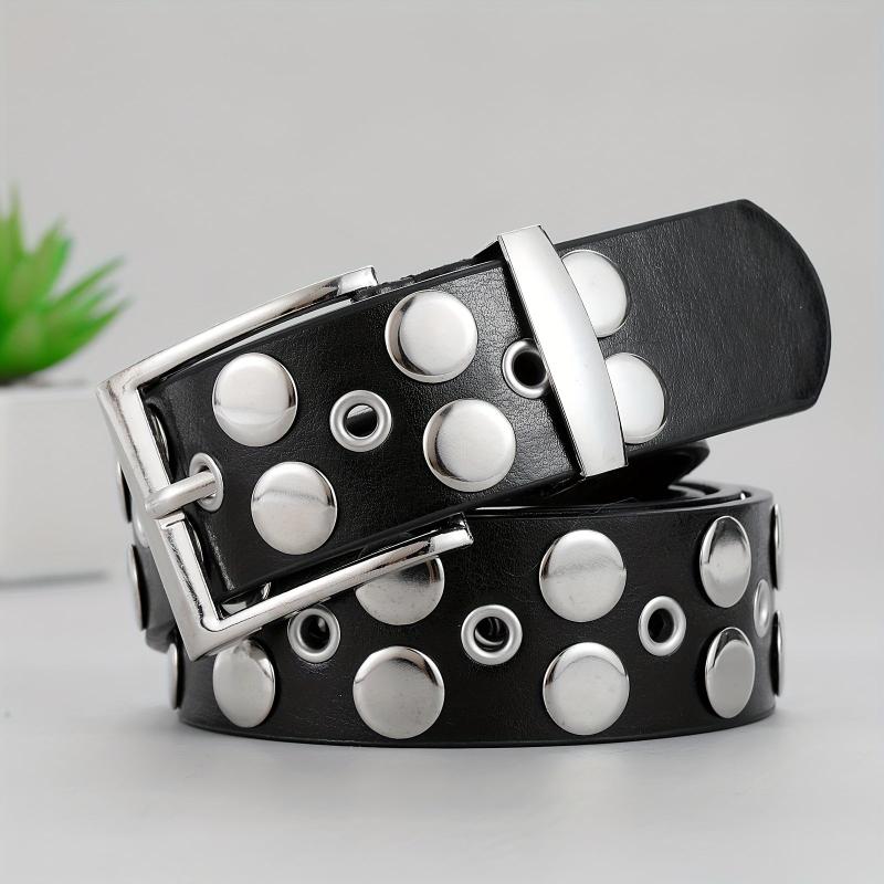 Men's Large Size Pure Belt Punch Versatile Square