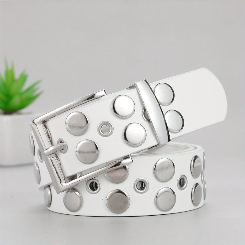Men's Large Size Pure Belt Punch Versatile Square
