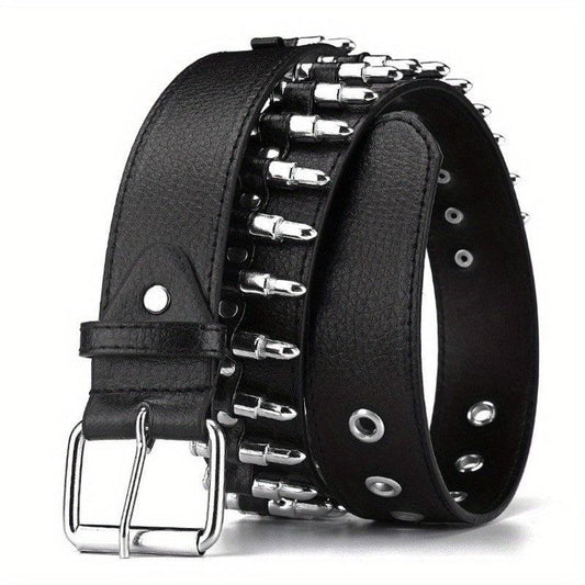 Rivet Belt Men's Punk European And American Bullet Belt
