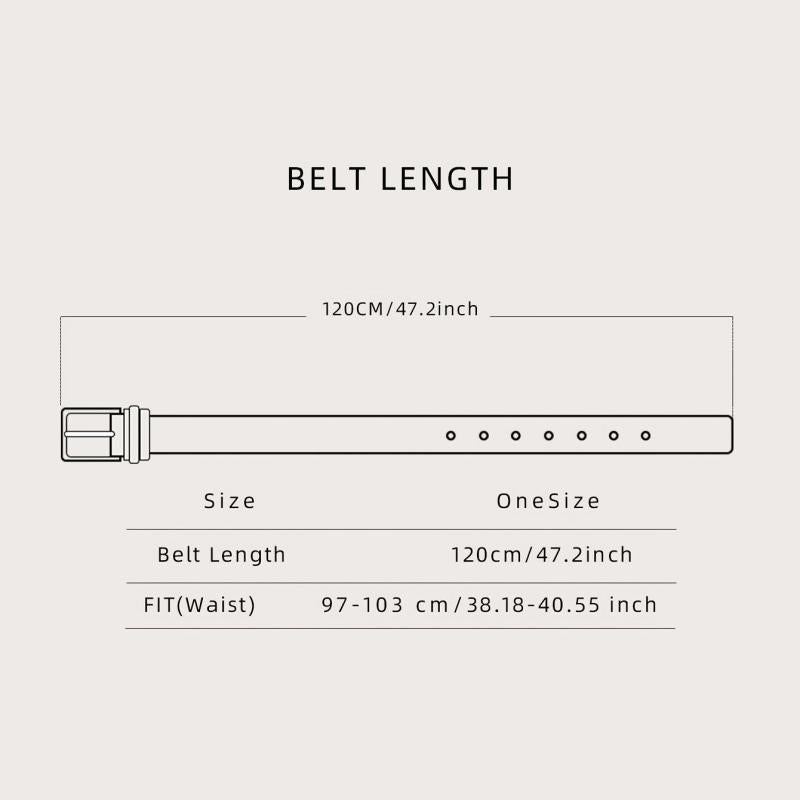 Men's Classic Casual PU Leather Belt
