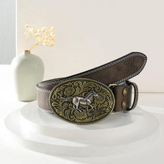 Casual Vintage Belt Business Style PU Leather Belt Men