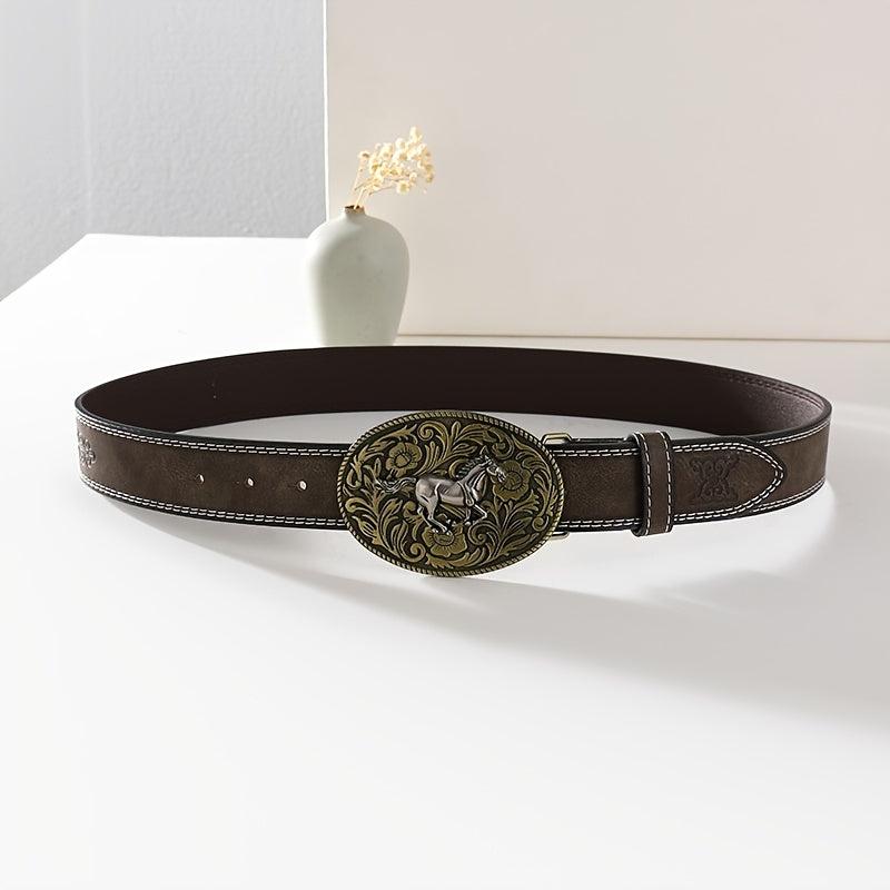 Casual Vintage Belt Business Style PU Leather Belt Men