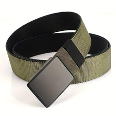 Nylon Belt with Rotating Buckle for Men