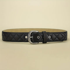 Men's Alloy Needle Buckle Belt PU Leather Jeans Belt