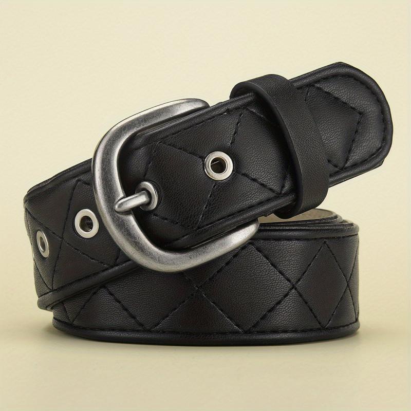 Men's Alloy Needle Buckle Belt PU Leather Jeans Belt