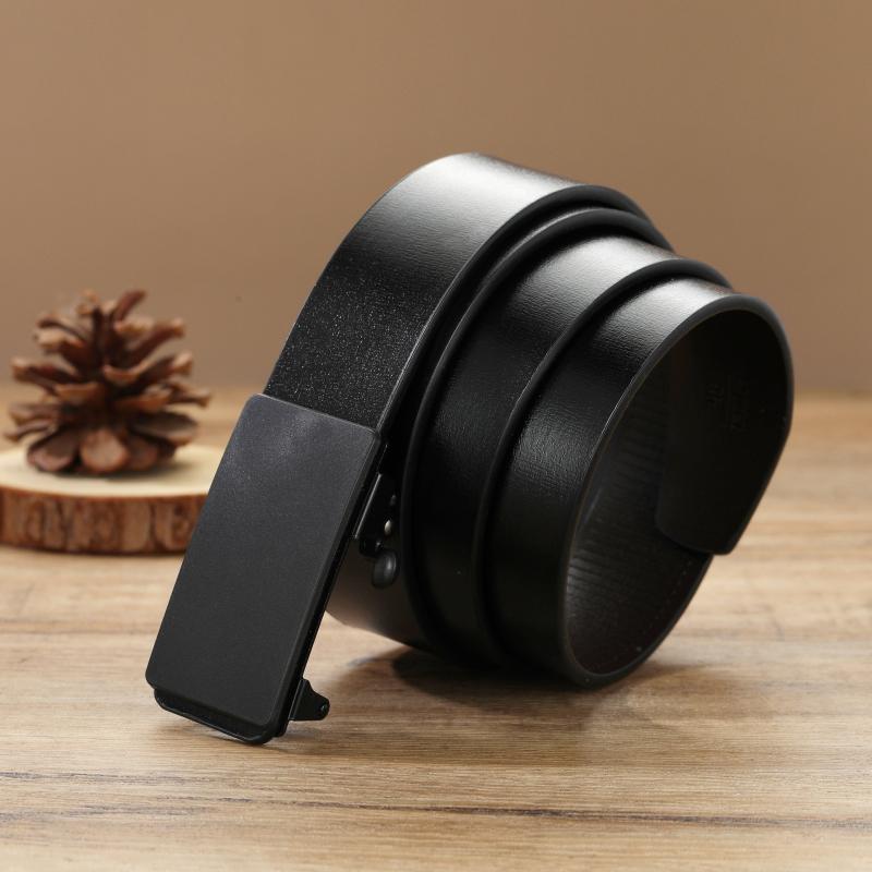 Men's Auto Buckle Belt PU Leather Casual Style Belt