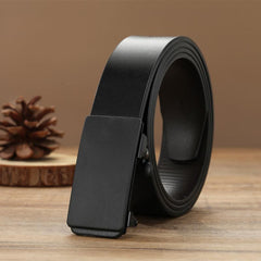 Men's Auto Buckle Belt PU Leather Casual Style Belt