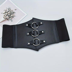 Heart Elastic Cinch Waist Belt Shirt Accessory