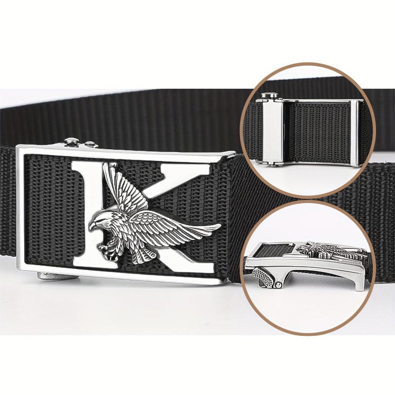 Eagle Auto Buckle Casual Sports Belt for Men