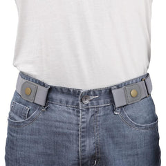 Men's Buckleless Belt Stretch Jeans No Buckle