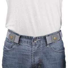 Men's Buckleless Belt Stretch Jeans No Buckle