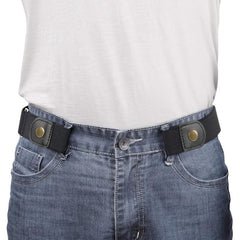 Men's Buckleless Belt Stretch Jeans No Buckle