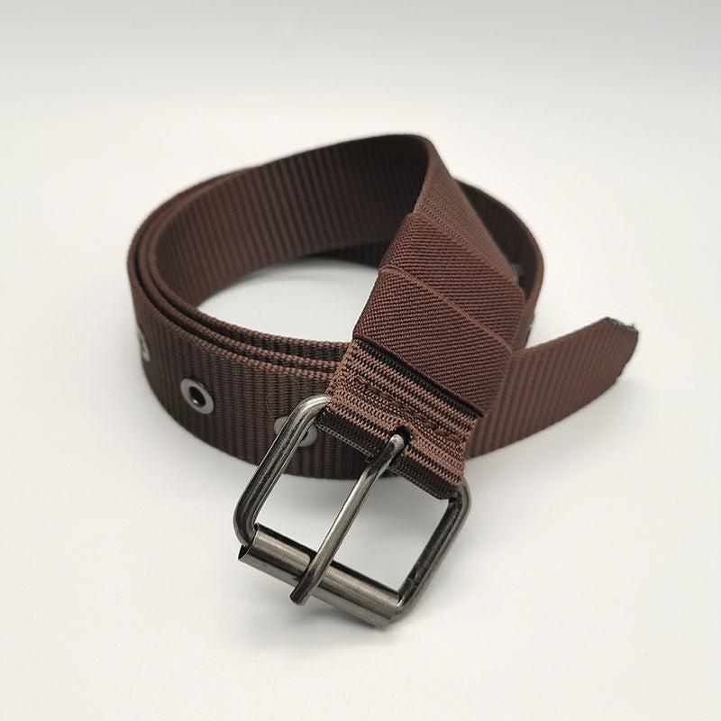 Canvas Belt Men's Pin Buckle Thickened Durable Nylon Leather