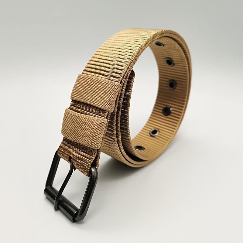 Canvas Belt Men's Pin Buckle Thickened Durable Nylon Leather