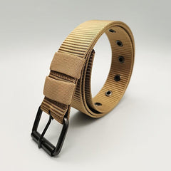 Canvas Belt Men's Pin Buckle Thickened Durable Nylon Leather
