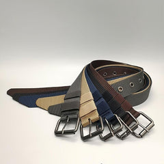 Canvas Belt Men's Pin Buckle Thickened Durable Nylon Leather