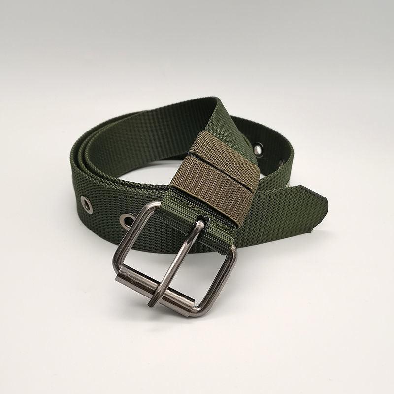 Canvas Belt Men's Pin Buckle Thickened Durable Nylon Leather