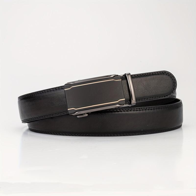 Men's Business & Leisure Leather Belt w/Automatic Buckle