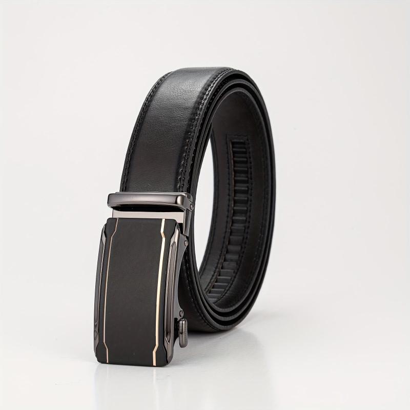 Men's Business & Leisure Leather Belt w/Automatic Buckle