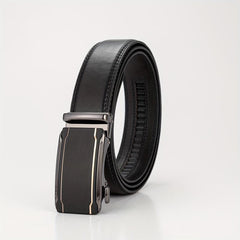 Men's Business & Leisure Leather Belt w/Automatic Buckle