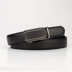 Men's Business & Leisure Leather Belt w/Automatic Buckle