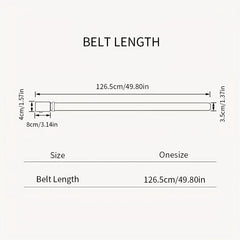 Nylon Canvas Webbing Belt with Metal Buckle for Men