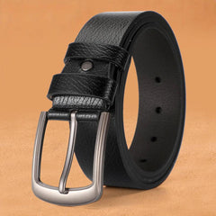 Men's Casual Retro Buckle Belt PU Leather Decorative Accessories for Pants