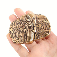 African Elephant Belt Buckle Western Cowboy Punk Hip Hop Belt Buckle