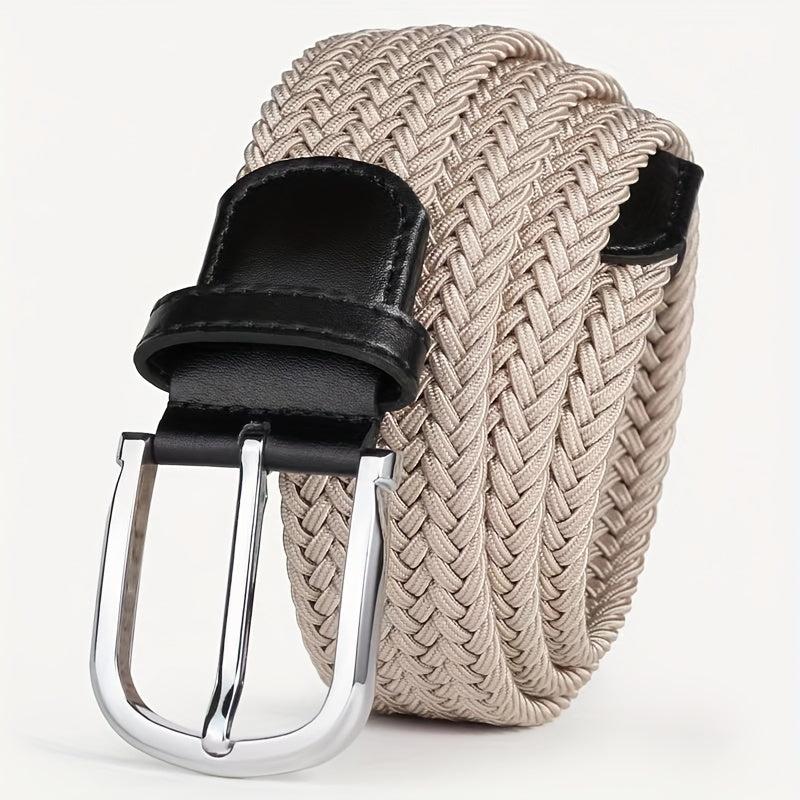 Canvas Micro Elastic Braided Belt for Youth