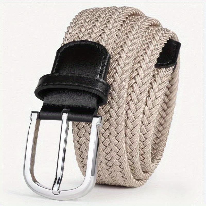 Canvas Micro Elastic Braided Belt for Youth