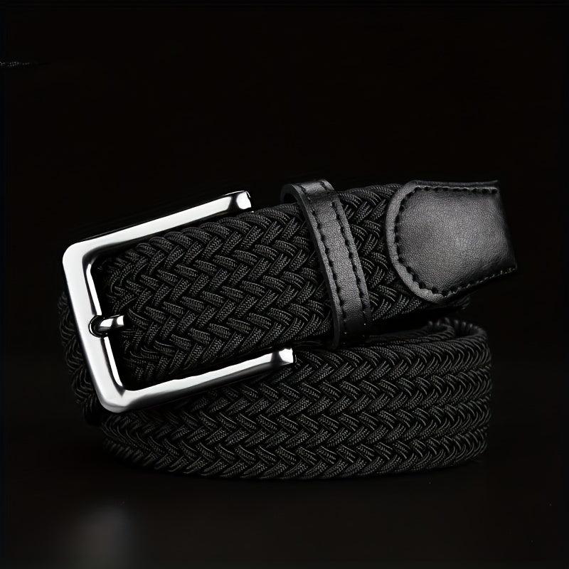 Canvas Micro Elastic Braided Belt for Youth