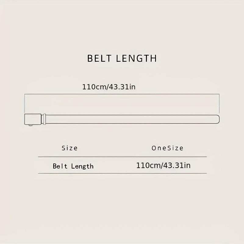 Canvas Micro Elastic Braided Belt for Youth