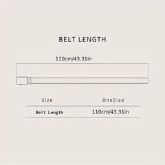 Canvas Micro Elastic Braided Belt for Youth
