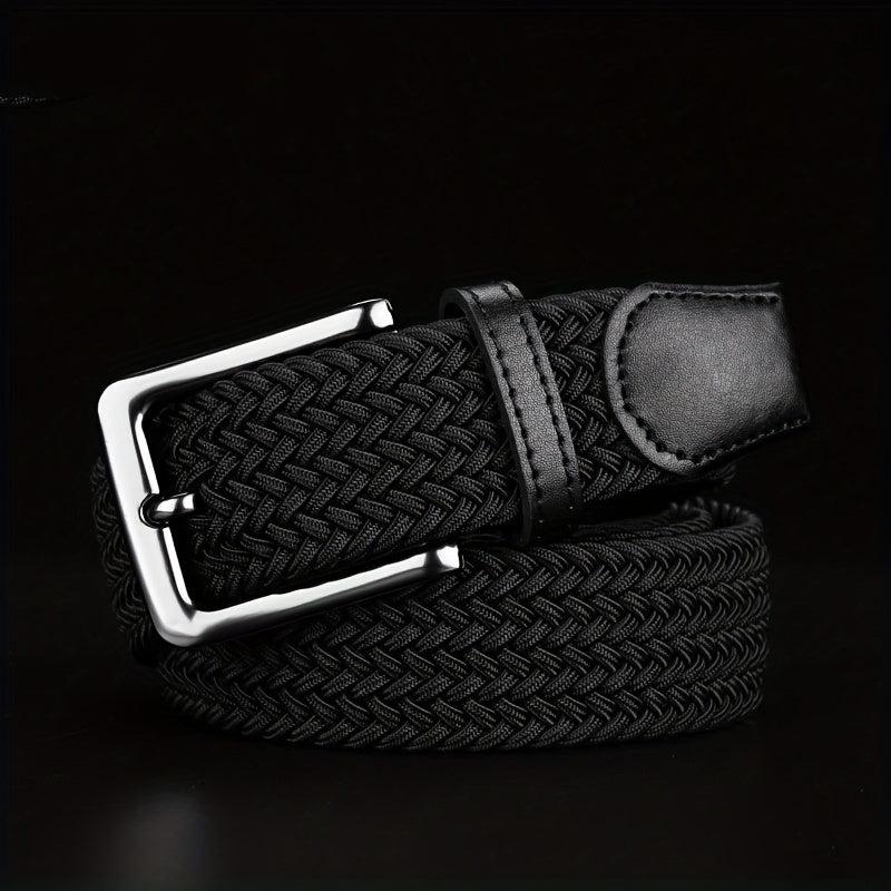 Canvas Micro Elastic Braided Belt for Youth