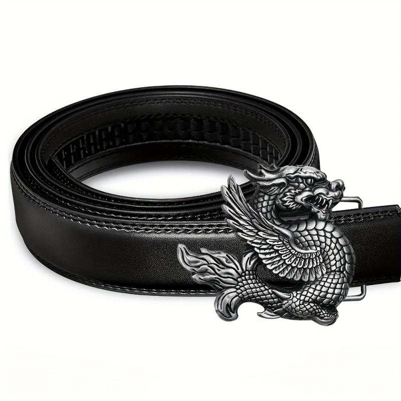 Retro Chinese Fly Dragon Belt Buckle Pterosaur Eagle Wing Pewter Finish