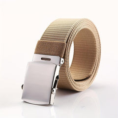 Men's Canvas Belt Automatic Buckle Outdoor Wear