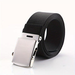Men's Canvas Belt Automatic Buckle Outdoor Wear