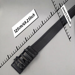Men's PU Auto Buckle Casual Belt
