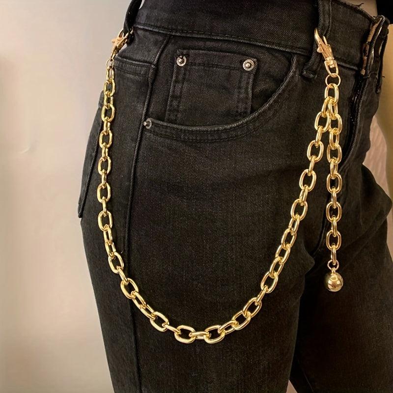 Punk Waist Chain Body Chain Jeans Pants Chain Funny Bag Chain Key Chain