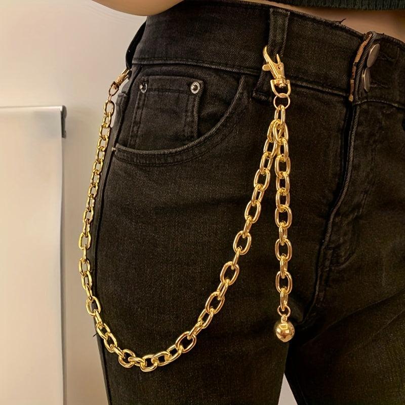 Punk Waist Chain Body Chain Jeans Pants Chain Funny Bag Chain Key Chain